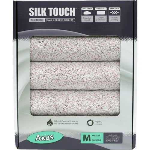 Axus Decor Silk Touch Medium Pile Roller Sleeve 9" - Box Of 5