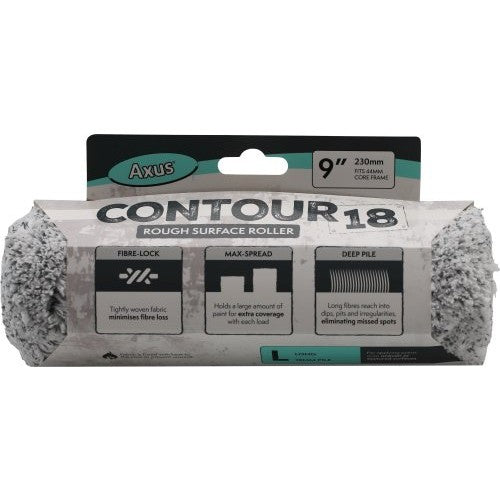 Axus Decor Contour 18mm Long Pile Roller Sleeve 9"