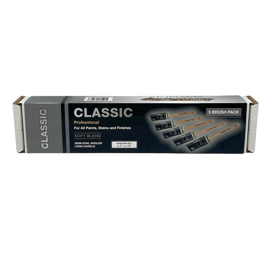 Arroworthy Classic Semi Oval Angled Cut Long Handle 5 Piece Boxset