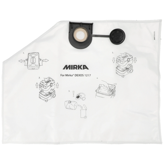 Mirka Fleece Dust Bag DEXOS 1217 - Pack Of 5