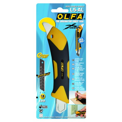 Olfa L5-AL Auto Lock X Design Cutter 18mm