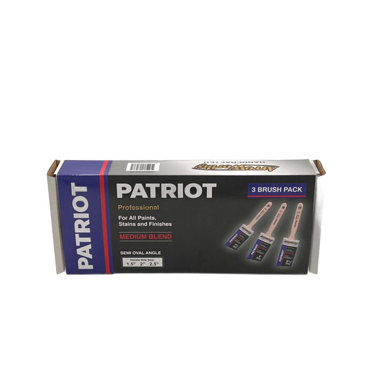 Arroworthy Patriot Semi-Oval Angle Paint Brush Boxset