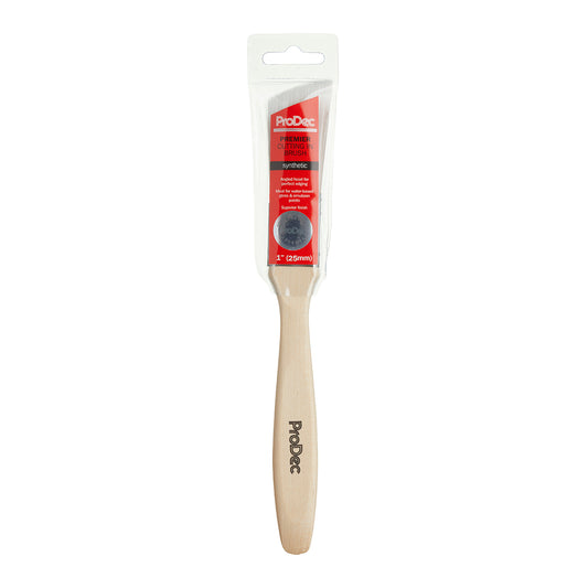 1" Prodec Premier Synthetic Long Handle Cutting In Paint Brush