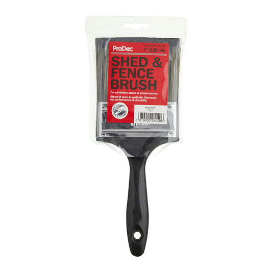 4" Prodec Flat Shed & Fence Brush