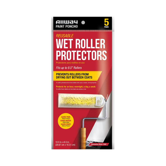 Allway Reusable Wet Roller Protectors - Pack - Pack Of 5