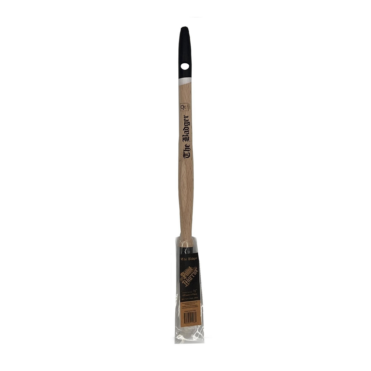 Paint Warrior Badger Round Sash Brush 1/2" 10mm