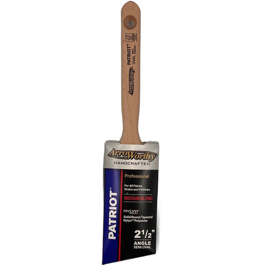 Arroworthy Patriot Semi-Oval Angle Paint Brush 2.5"