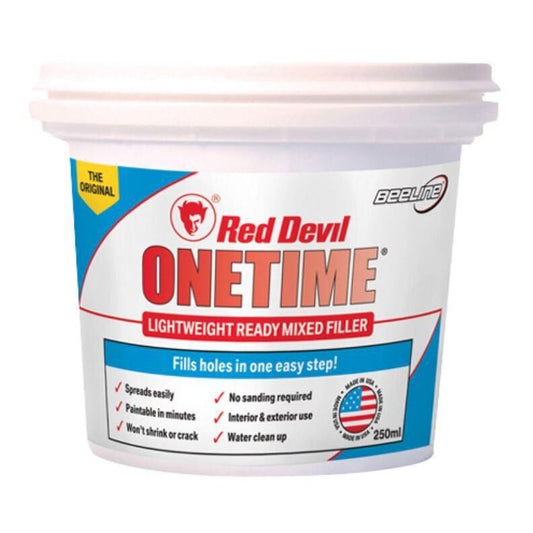 1lt One Time Red Devil Lightweight Filler