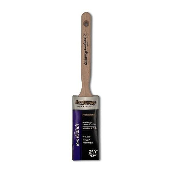 Arroworthy Rembrandt Semi Oval Straight Cut Long Handle Paint Brush 2.5"
