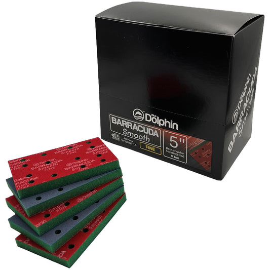 Arroworthy Blue Dolphin Barracuda Rectangle Foam Fine Sanding Pads - Single