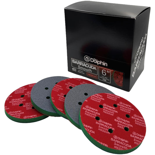 Arroworthy Blue Dolphin Barracuda 150mm Foam Medium Sanding Disc - Single