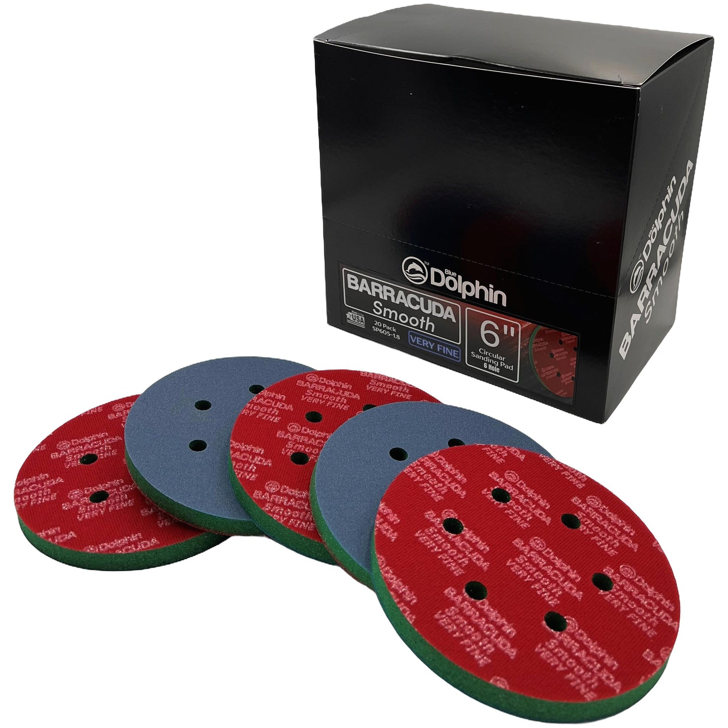 Arroworthy Blue Dolphin Barracuda 150mm Foam Very Fine Sanding Disc - Single