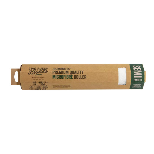 14" Two Fussy Blokes Microfibre Semi-Smooth (10mm) Roller Sleeve