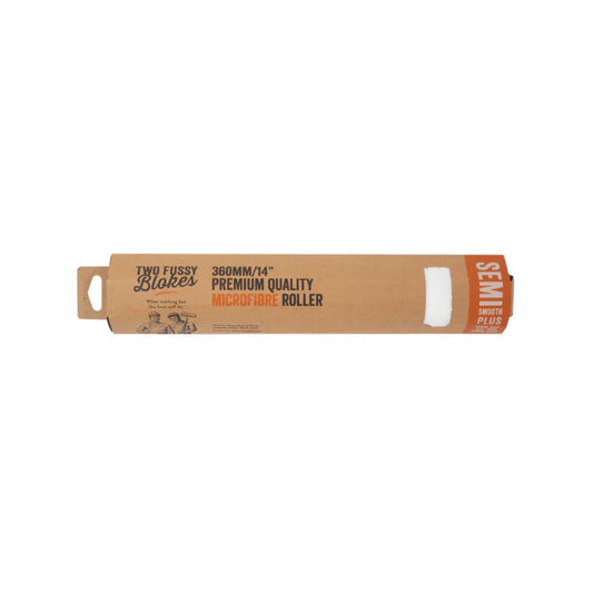 14" Two Fussy Blokes Microfibre Semi-Smooth Plus (15mm) Roller Sleeve