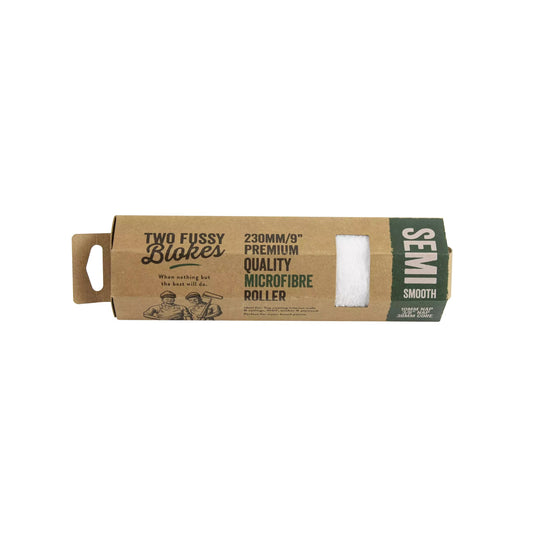 9" Two Fussy Blokes Microfibre Semi-Smooth (10mm) Roller Sleeve
