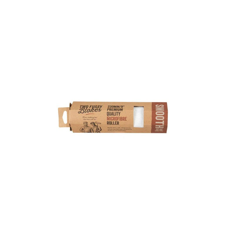 9" Two Fussy Blokes Microfibre Smooth (5mm) Roller Sleeve