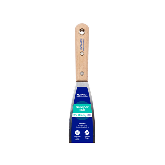 Monarch Timber Handle Scraper 50mm