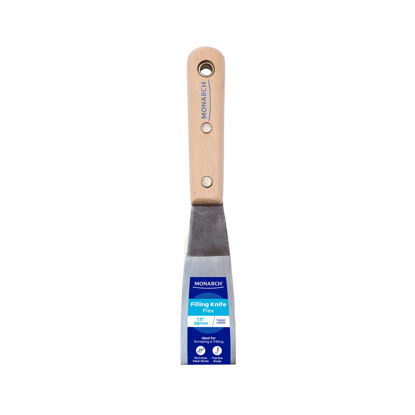 Monarch Timber Handle Filling Knife 38mm