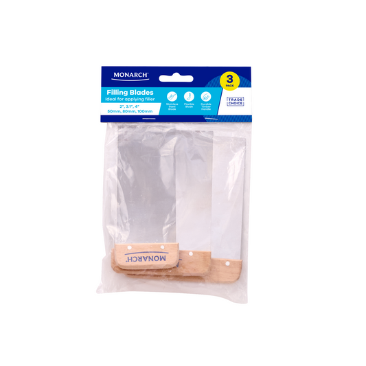 Monarch Timber Handle Filing Blades Pack Of 3