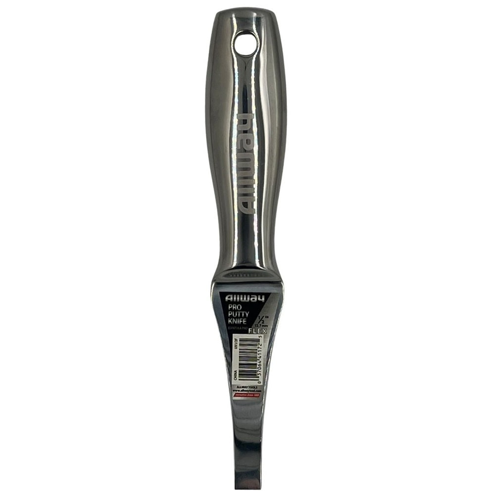Allway One-Piece Stainless Steel Putty Knife 1/2"