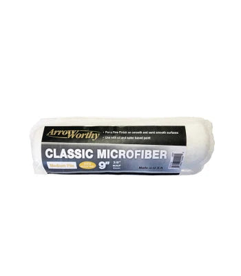9" Arroworthy Classic Microfiber Medium Pile 3/8" Roller Sleeve