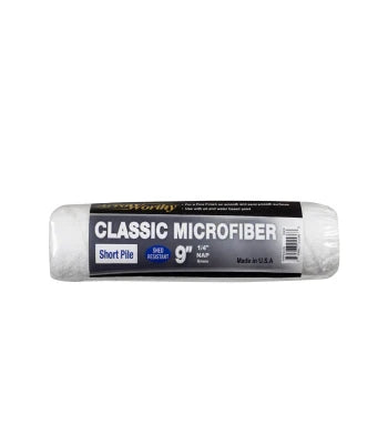 9" Arroworthy Classic Microfiber Short Pile 1/4" Roller Sleeve