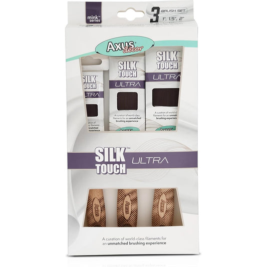 Axus Decor Silk Touch Ultra Brush Set - Pack Of 3