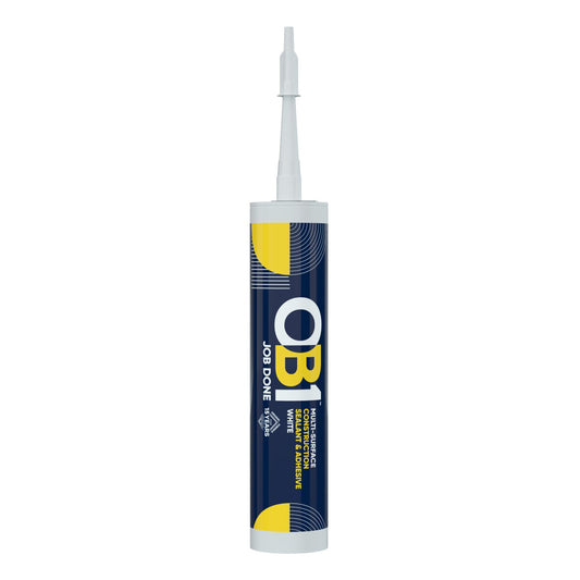 290ml OB1 Multi-Surface Construction Sealant & Adhesive White