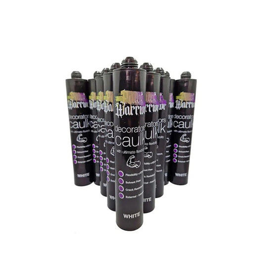 12 x 380ml Paint Warrior Flexible Decorators Caulk