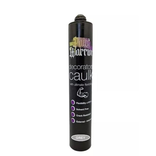 380ml Paint Warrior Flexible Decorators Caulk Grey