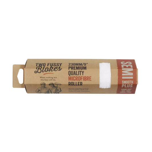 9" Two Fussy Blokes Microfibre Semi-Smooth Plus (15mm) Roller Sleeve