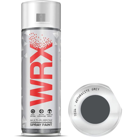 WRX Multi-Purpose Spray Paint Gloss Anthracite Grey 400ml Ral 7016