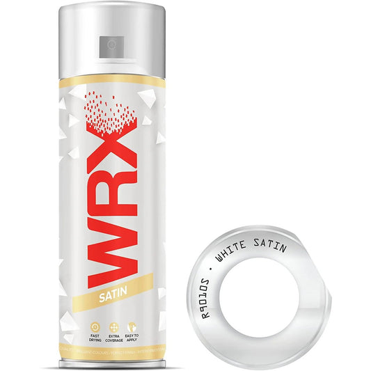 WRX Multi-Purpose Spray Paint Satin White 400ml Ral 9010